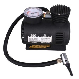 12v Car Portable Mini Air Compressor Tyre Tire Inflator 250psi With 